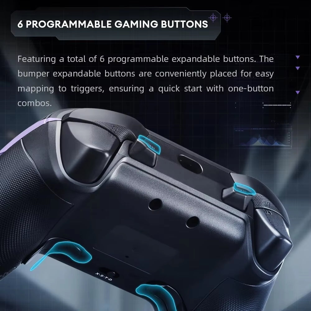 THUNDEROBOT G50S Wireless Gaming Controller Hall Effect Joystick Triggers Gamepad 1000Hz Polling Rate for Switch PC Android IOS
