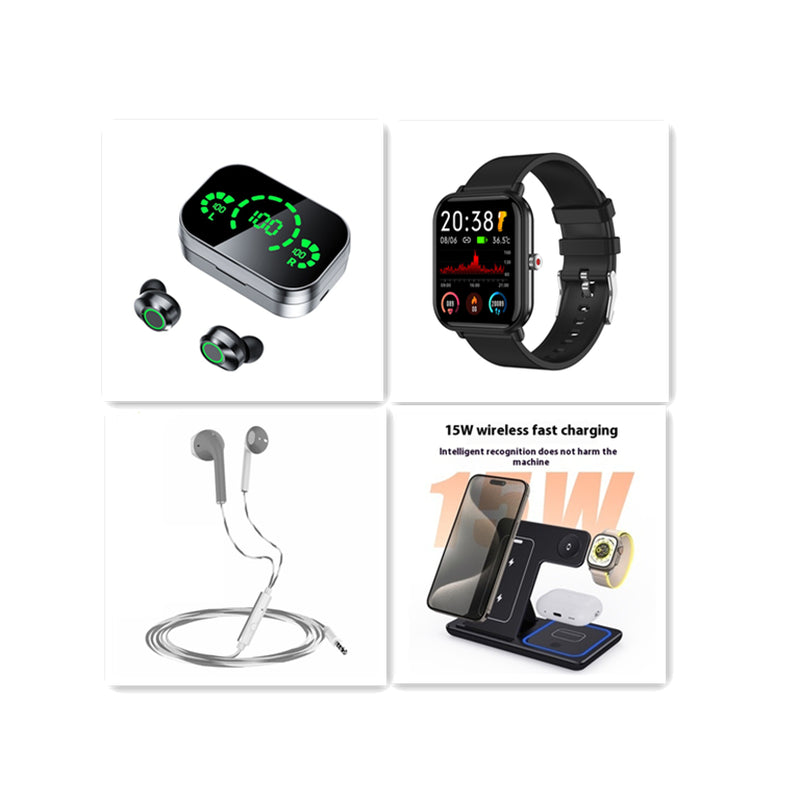 YD03 Wireless Bluetooth-Compatible Headset with Smart Digital Display
