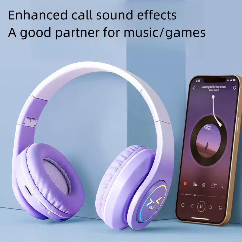 Noise Canceling Headphones Blutooth 5.3 Earphone Bluetooth Wireless Earphones Hifi Stereo Mp3 Players Hand Free Airbuds