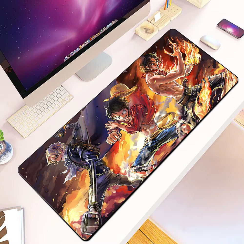 One Piece Mousepad HD Printing Computer Gamers Locking Edge Non-Slip Mouse Pad