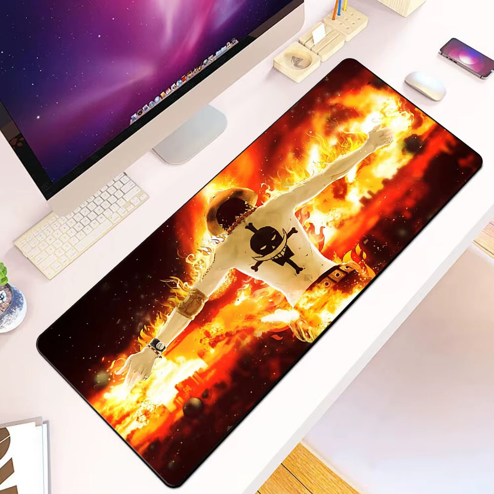 One Piece Mousepad HD Printing Computer Gamers Locking Edge Non-Slip Mouse Pad