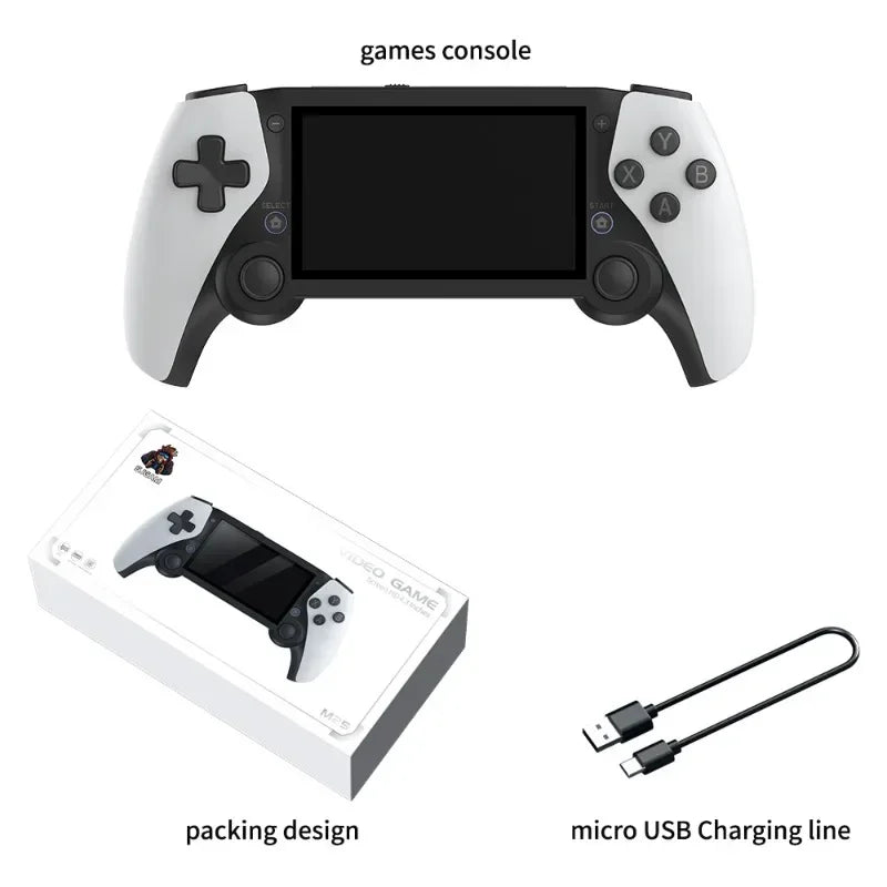 M25 Portable Pocket Video Arcade GBA/PSP Retro Handheld Game Console 4.3Inch 480*272 LCD Screen Support Linux/Emuelec Controller