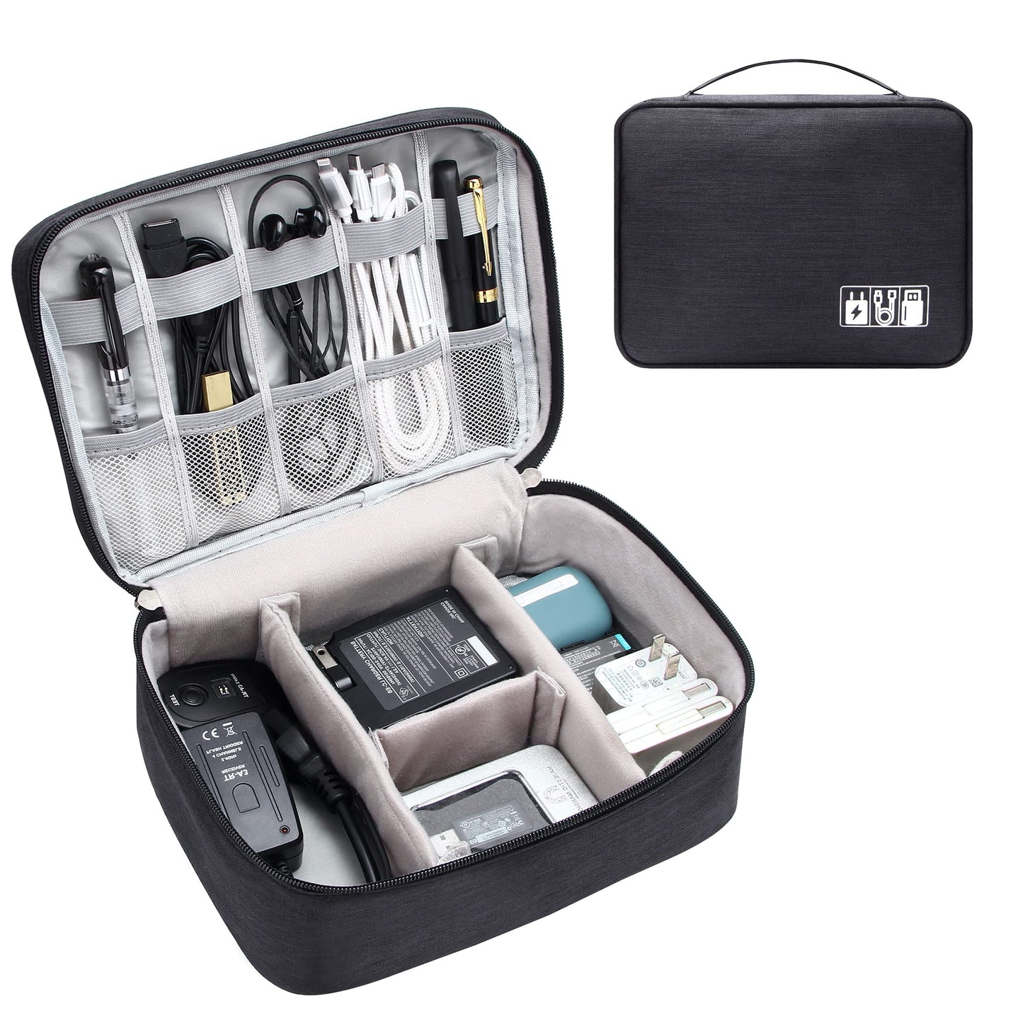 Portable Electronic Accessories Storage Bag