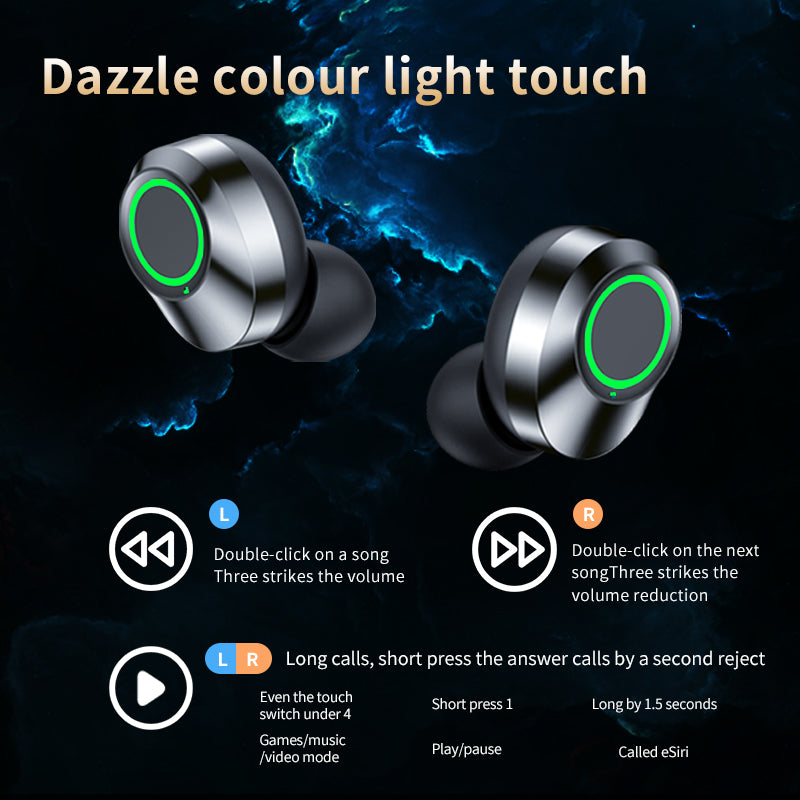 YD03 Wireless Bluetooth-Compatible Headset with Smart Digital Display