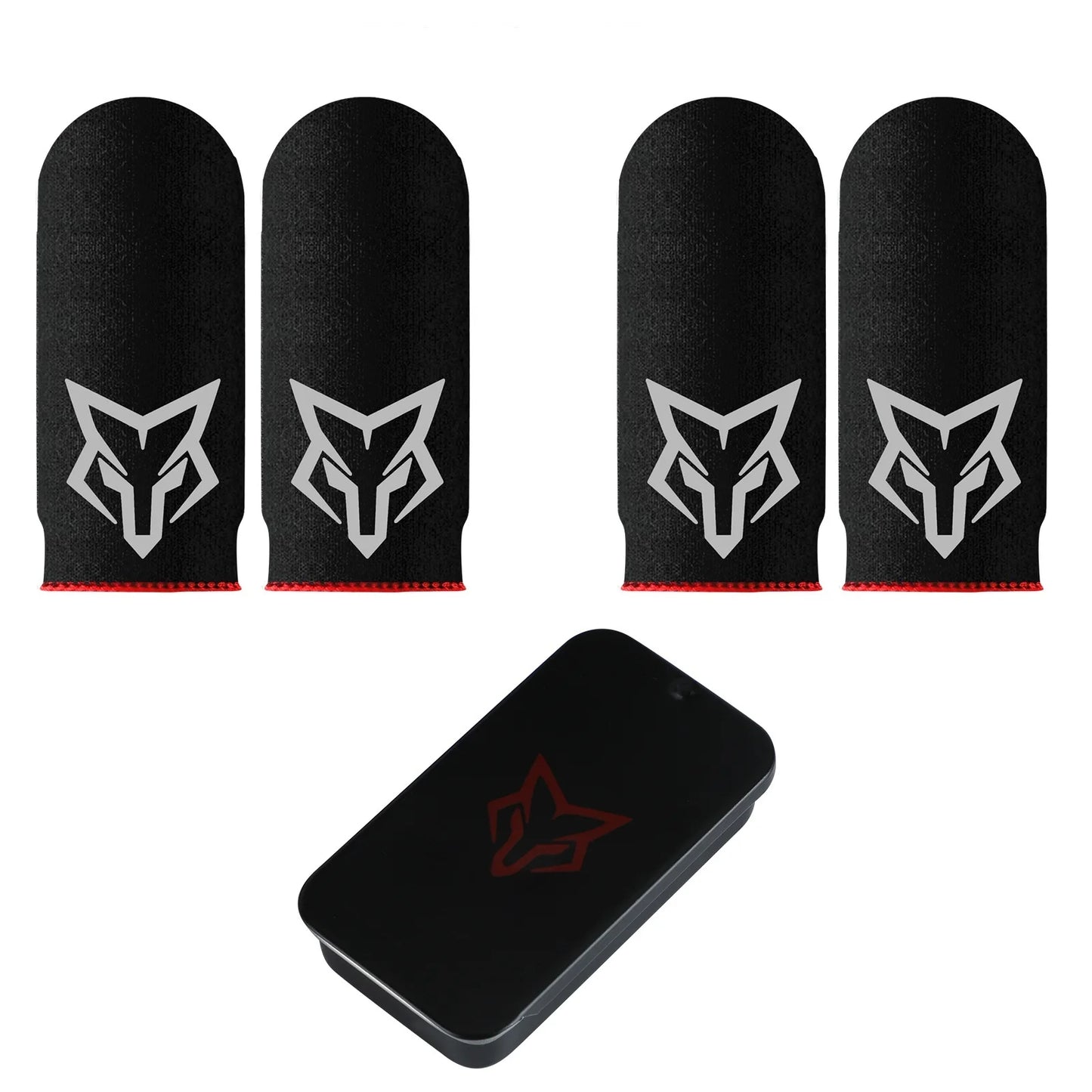 V6 Finger Sleeve Flexible Glass Fiber Finger Gloves for Pubg Thumb Sleeves