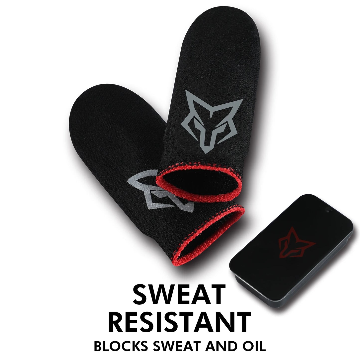 V6 Finger Sleeve Flexible Glass Fiber Finger Gloves for Pubg Thumb Sleeves