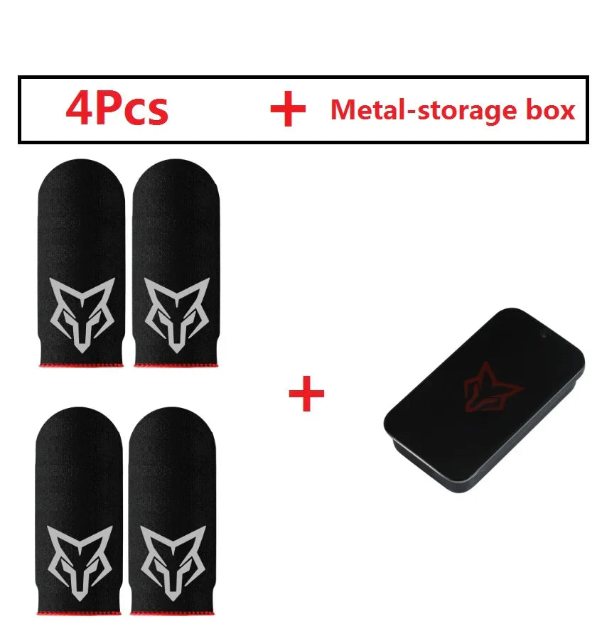 V6 Finger Sleeve Flexible Glass Fiber Finger Gloves for Pubg Thumb Sleeves