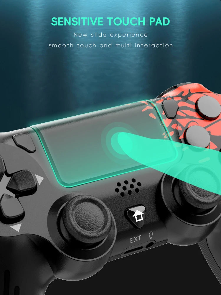 Spider Wireless Bluetooth Controller for PS4 Slim/Pro – Gamepad Joystick for PlayStation 4 & PC