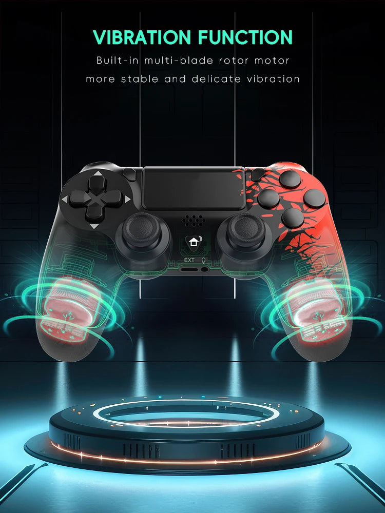 Spider Wireless Bluetooth Controller for PS4 Slim/Pro – Gamepad Joystick for PlayStation 4 & PC