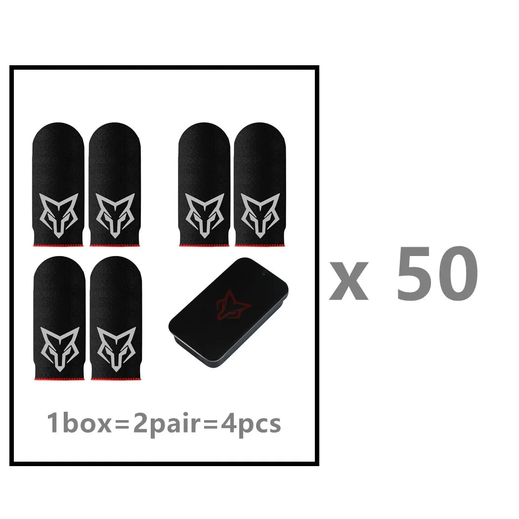 V6 Finger Sleeve Flexible Glass Fiber Finger Gloves for Pubg Thumb Sleeves