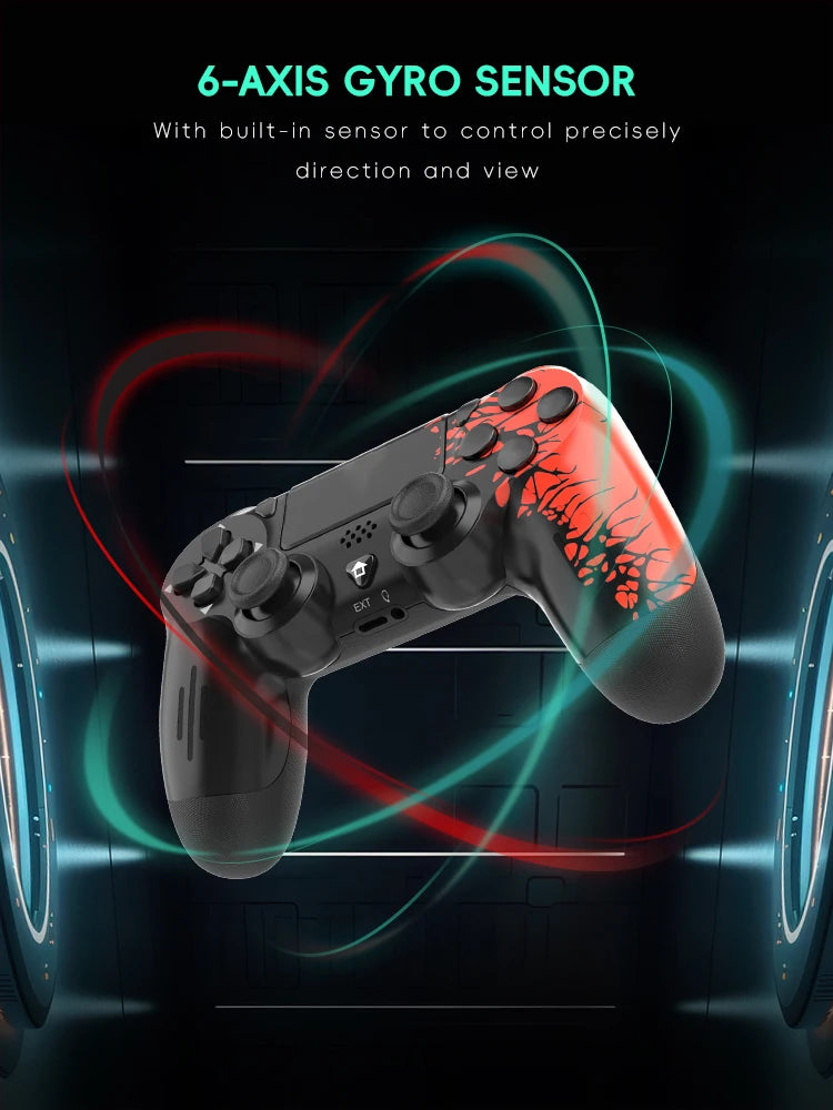Spider Wireless Bluetooth Controller for PS4 Slim/Pro – Gamepad Joystick for PlayStation 4 & PC