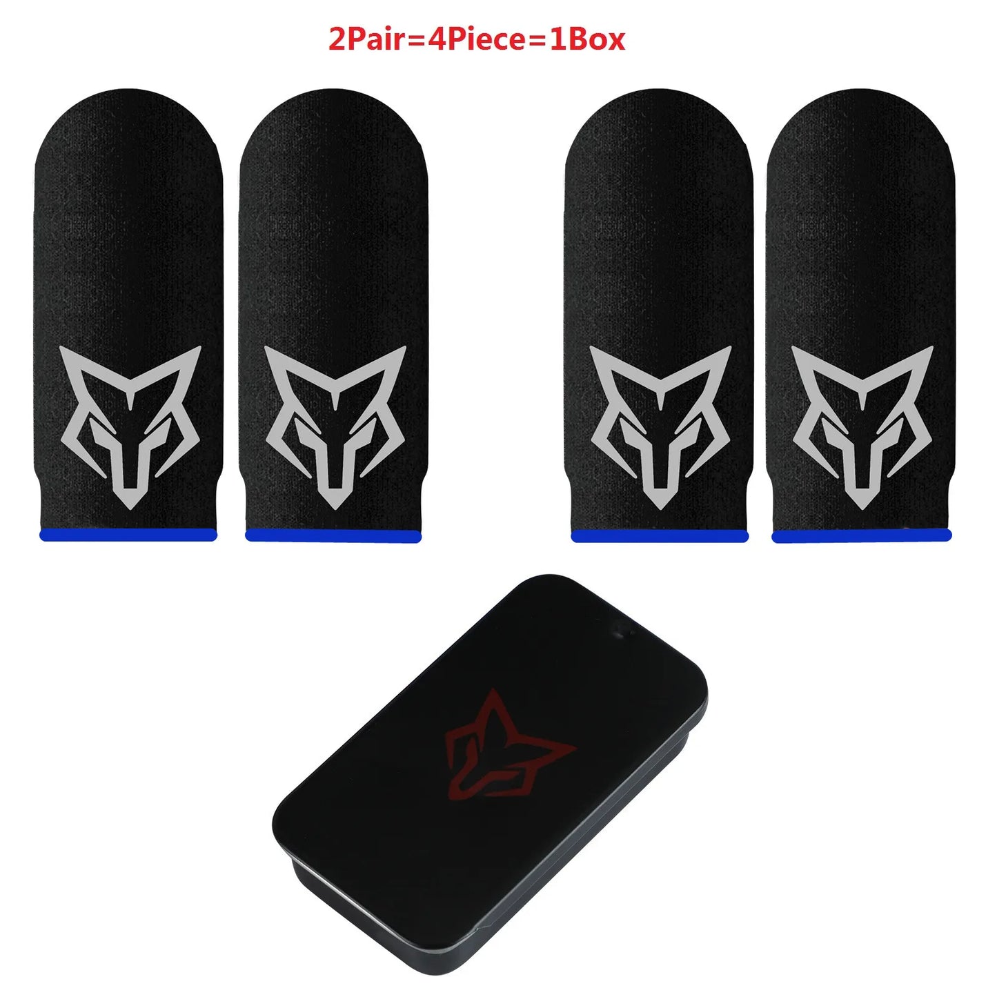 V6 Finger Sleeve Flexible Glass Fiber Finger Gloves for Pubg Thumb Sleeves