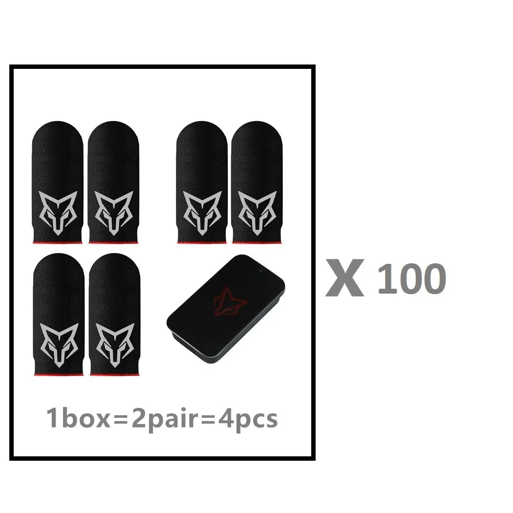 V6 Finger Sleeve Flexible Glass Fiber Finger Gloves for Pubg Thumb Sleeves