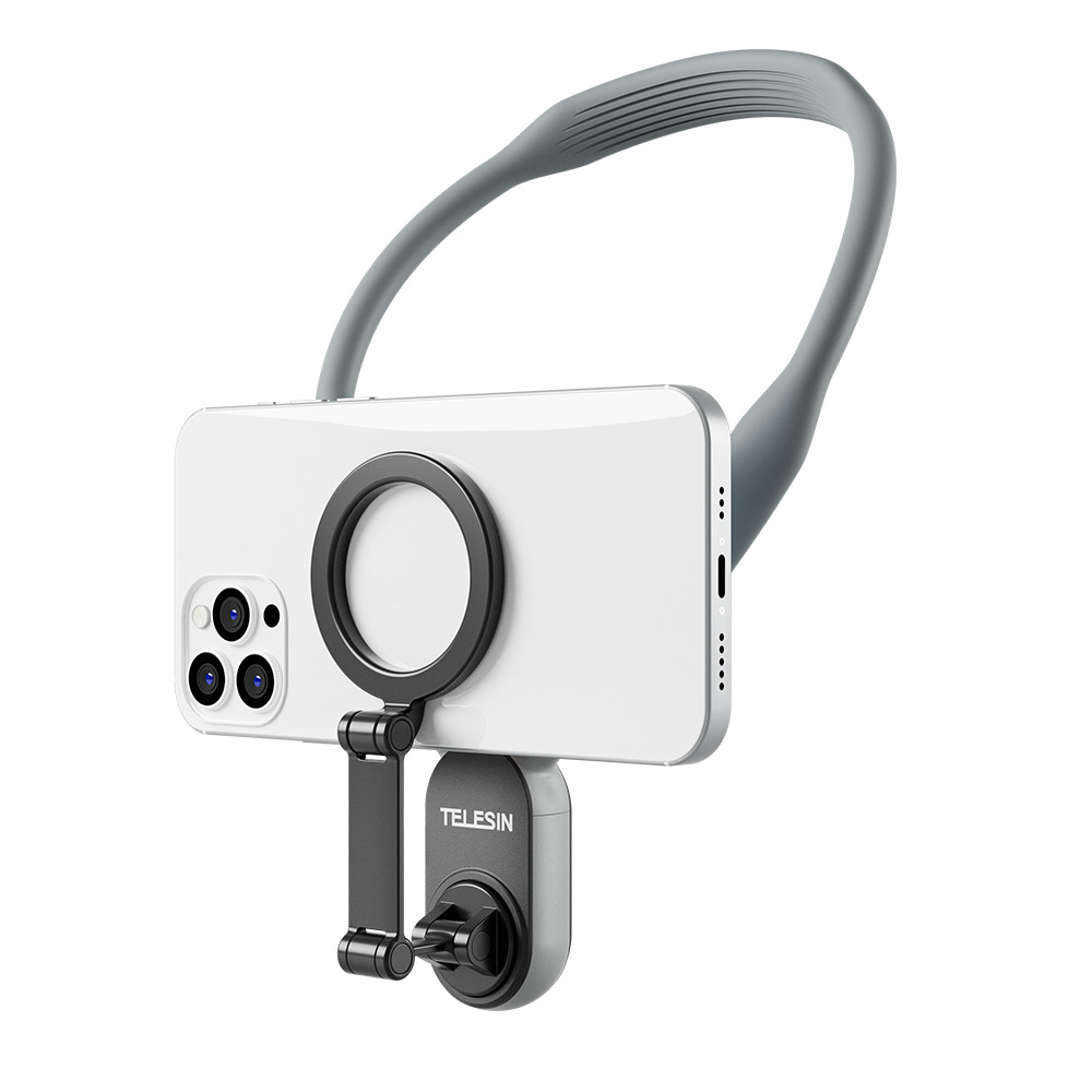Silicone Magnetic Phone Neck Mount with Quick Release