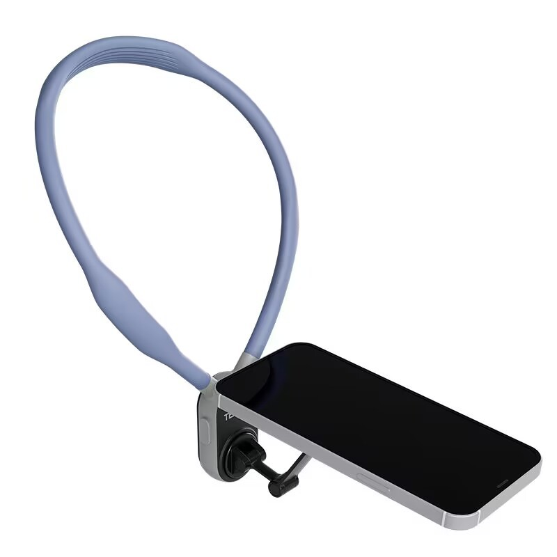 Silicone Magnetic Phone Neck Mount with Quick Release