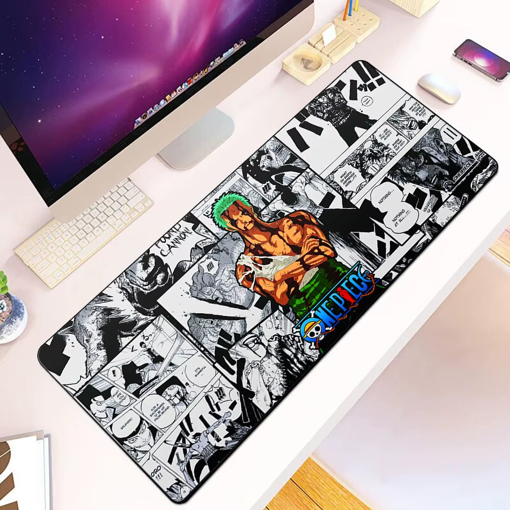 One Piece Mousepad HD Printing Computer Gamers Locking Edge Non-Slip Mouse Pad