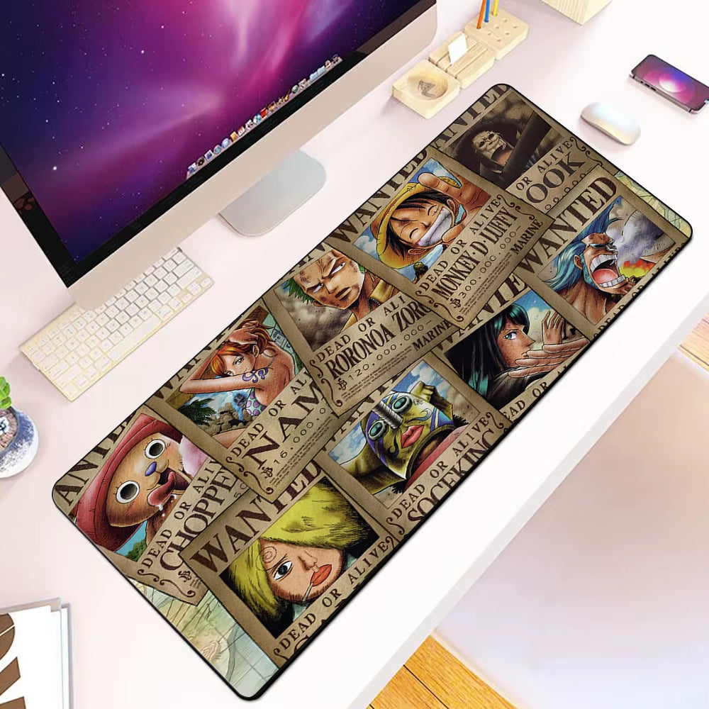 One Piece Mousepad HD Printing Computer Gamers Locking Edge Non-Slip Mouse Pad