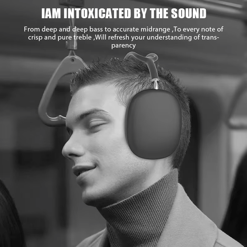 Newest Headphone Wireless Bluetooth Headset with Mic Noise Cancelling Headsets Stereo Sound Earphone Sports Gaming Headphones