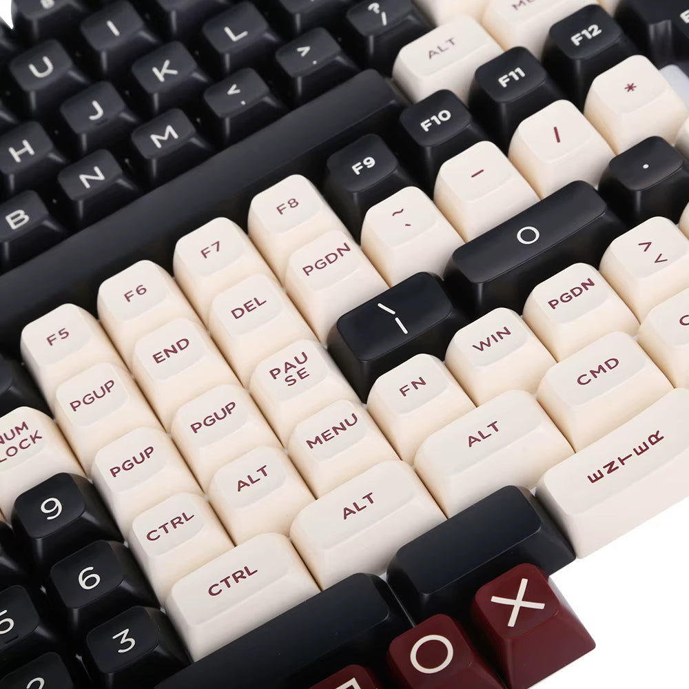 Keycaps ASA Profile 150 Keys Double Shot Key Cap Set for Cherry MX Switches 60 Percent/64/Gk61 Gaming Mechanical Keyboard