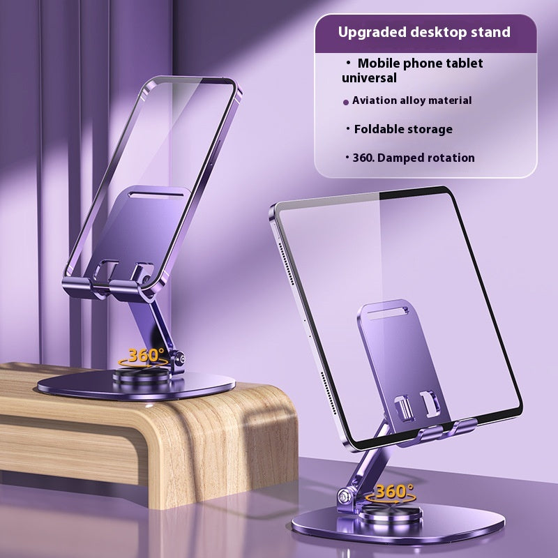 Metal Rotating Desktop Folding Mobile Phone Bracket