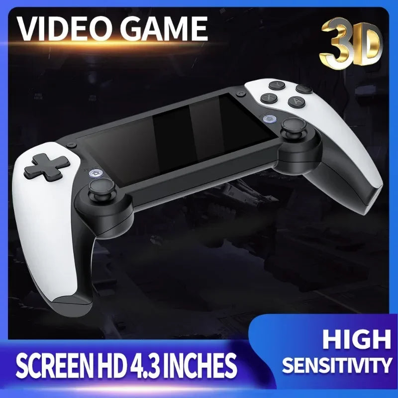 M25 Portable Pocket Video Arcade GBA/PSP Retro Handheld Game Console 4.3Inch 480*272 LCD Screen Support Linux/Emuelec Controller