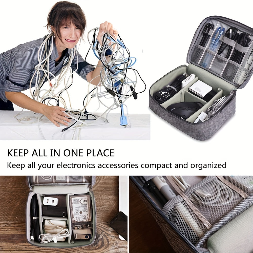 Portable Electronic Accessories Storage Bag