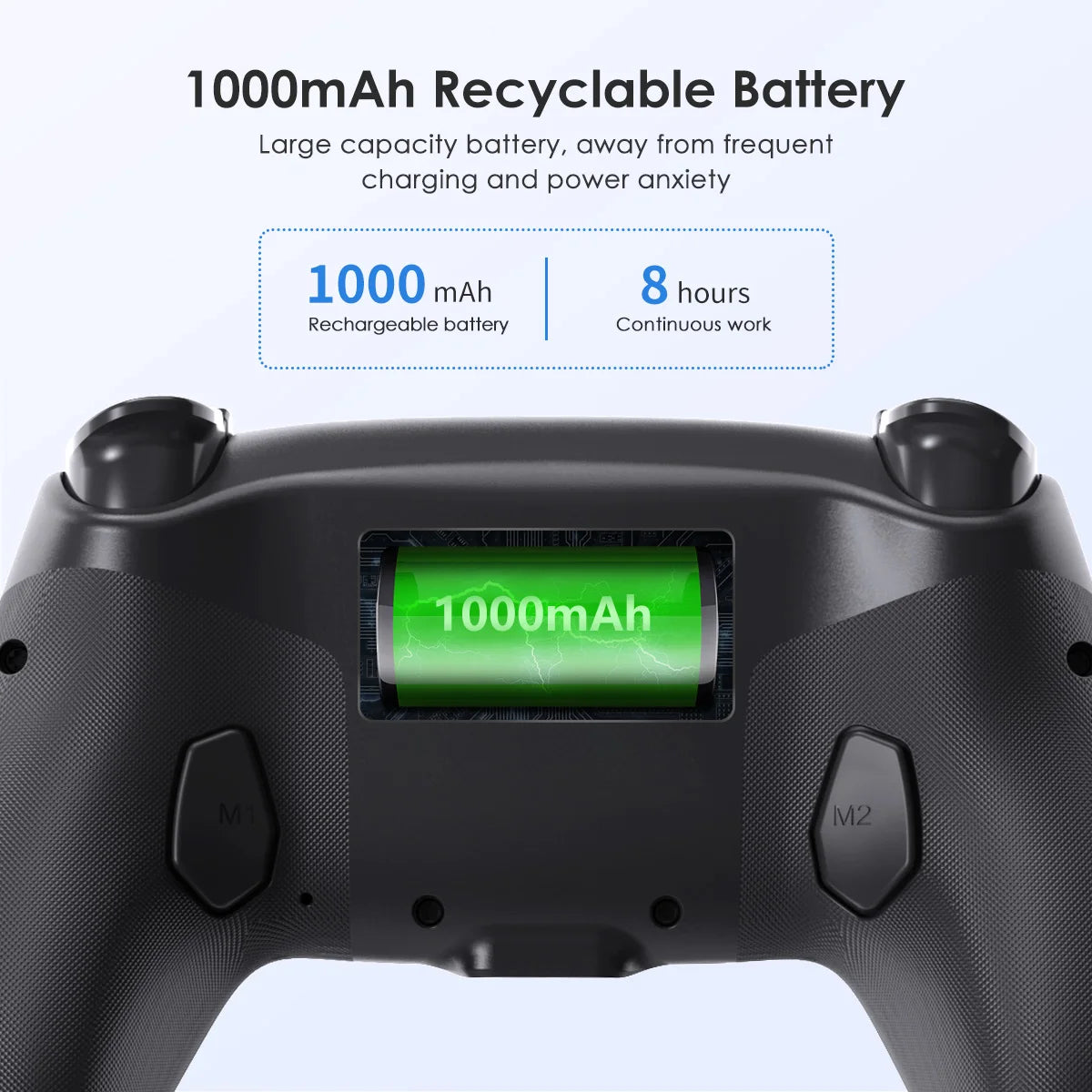 Wireless PS4 Controller – RGB LED Bluetooth Gamepad with Dual Vibration for PlayStation 4 & PC