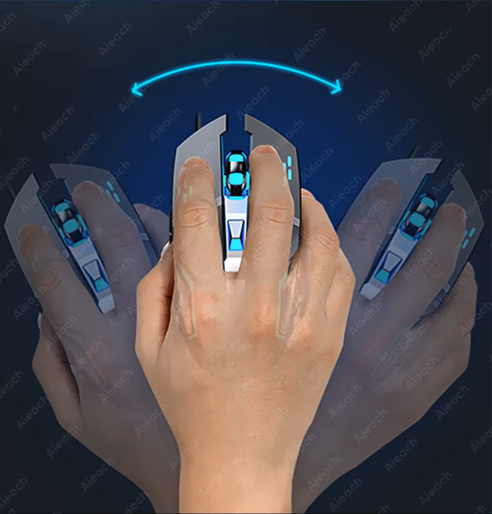 Rechargeable Wireless Mouse for Computer Tablet Bluetooth Gaming Mouse Ergonomic Backlight Mouse Laptop Accessories