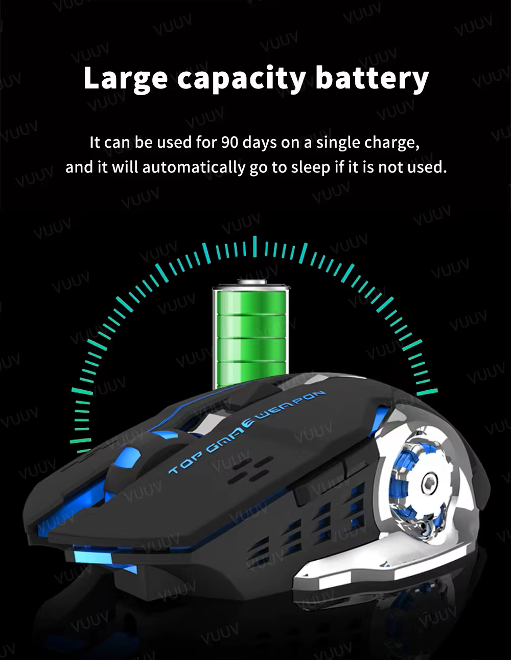Rechargeable Wireless Mouse for Computer Tablet Bluetooth Gaming Mouse Ergonomic Backlight Mouse Laptop Accessories