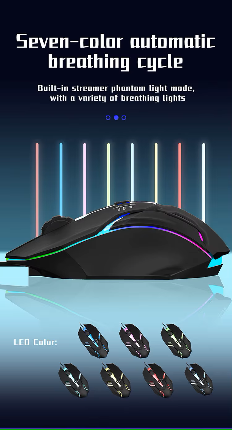 High Quality Ergonomic Gaming Mouse for Desktop and Laptop