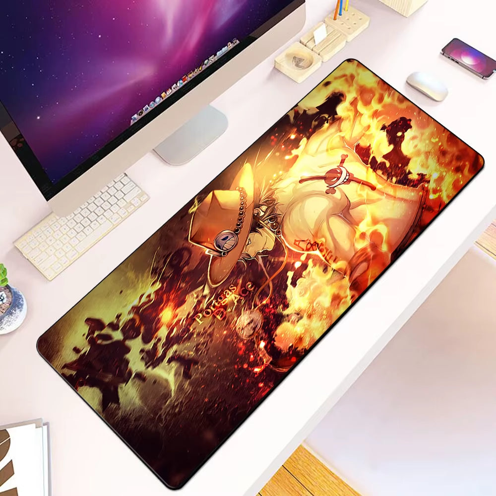 One Piece Mousepad HD Printing Computer Gamers Locking Edge Non-Slip Mouse Pad