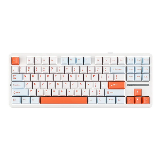 F87 Pro Mechanical Keyboard Tri-Mode, RGB PBT Keycaps, 5-Layer Silencing