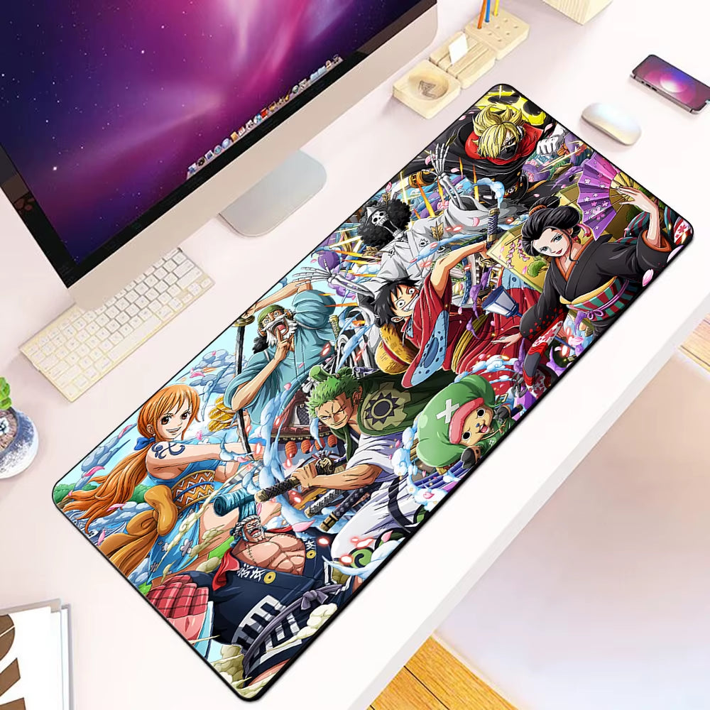 One Piece Mousepad HD Printing Computer Gamers Locking Edge Non-Slip Mouse Pad