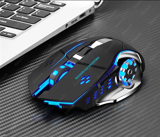 Rechargeable Wireless Mouse for Computer Tablet Bluetooth Gaming Mouse Ergonomic Backlight Mouse Laptop Accessories