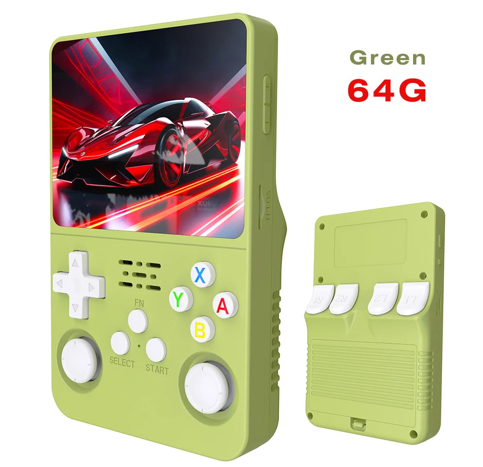R36S Pro Retro Game Console – 3.5" IPS, Linux, 64GB Pocket Handheld Player