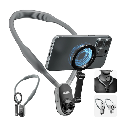 Silicone Magnetic Phone Neck Mount with Quick Release
