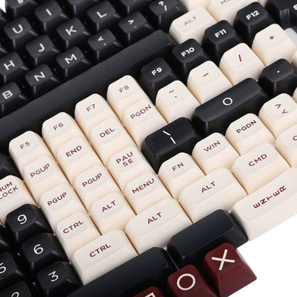 Keycaps ASA Profile 150 Keys Double Shot Key Cap Set for Cherry MX Switches 60 Percent/64/Gk61 Gaming Mechanical Keyboard