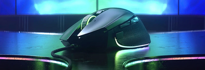 Basilisk V3 Customizable Ergonomic Gaming Mouse Fastest Gaming Mouse Switch - Chroma RGB Lighting - 26K DPI Optical Senso