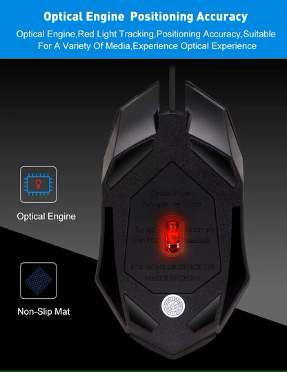 High Quality Ergonomic Gaming Mouse for Desktop and Laptop