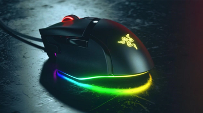 Basilisk V3 Customizable Ergonomic Gaming Mouse Fastest Gaming Mouse Switch - Chroma RGB Lighting - 26K DPI Optical Senso