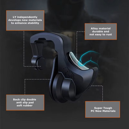 LY 2Pcs Mobile Phone 4 Finger Physics Game Trigger